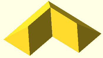 OpenSCAD - przykład wykorzystania funkcji polyhedron